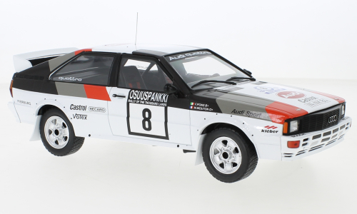 Audi Quattro No.8 1000 Lakes Rally 1982 Mouton/Pons - 1:18